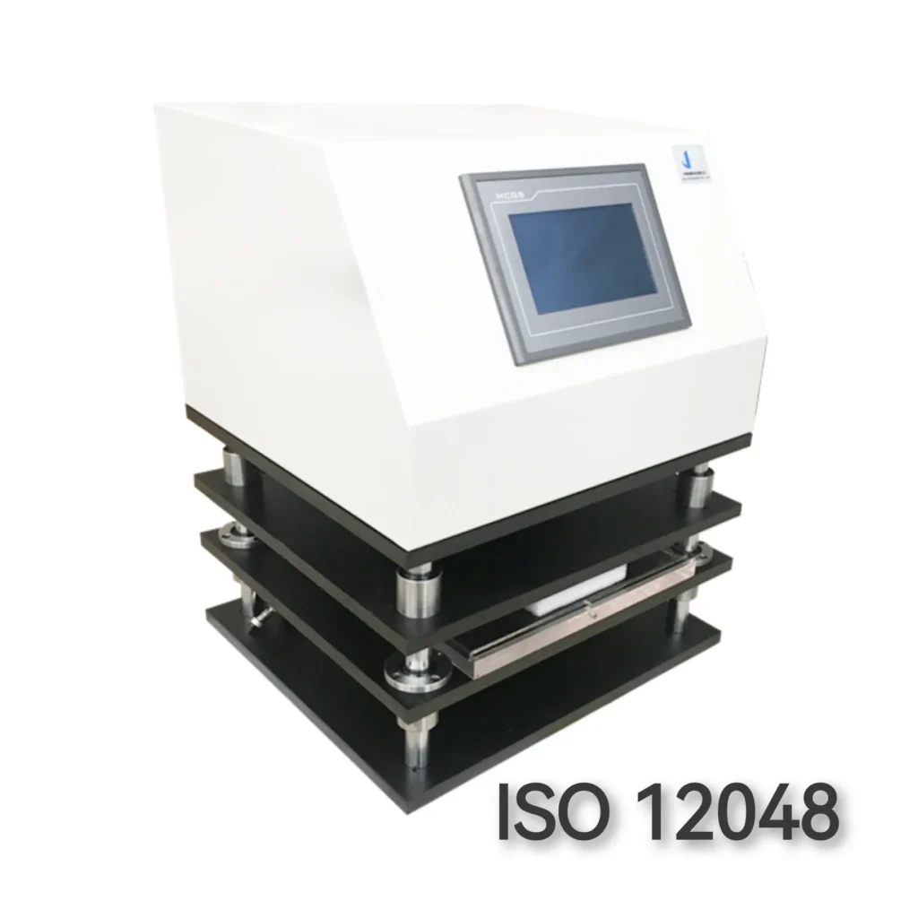 Package compression tester with iso 12048