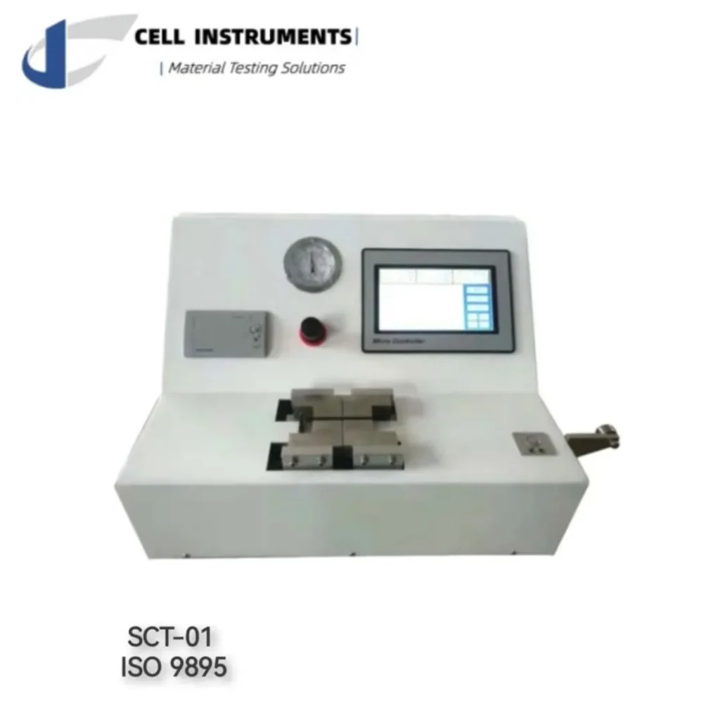 The SCT-01 from Cell Instruments is engineered for high-accuracy short span compression testing for paper, fully compliant with ISO 9895.