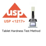 USP 1217 with tablet hardness tester