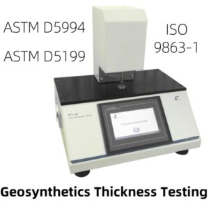 Geosynthetics Thickness Testing - ASTM D5199 & ISO 9863-1 & ASTM D5994