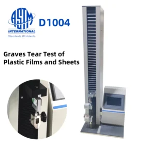 ASTM D1004 Graves Tear Test of Plastic Films and Sheets