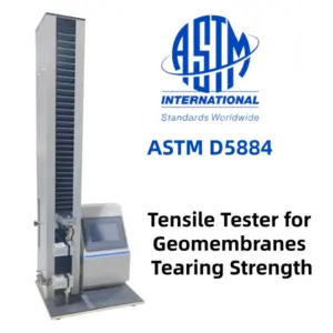 ASTM D5884 Geomembrane Tongue Tear Strength Testing