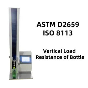 Top Load Testing Bottle Vertical Load ASTM D2659 ISO 8113