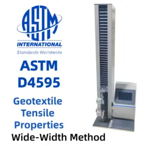 ASTM D4595 Geotextile Tensile Properties - Wide-Width Method