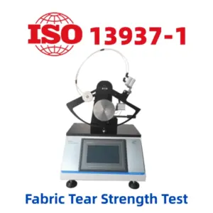 การทดสอบความทนทานต่อการฉีกขาดของผ้าตามมาตรฐาน ISO 13937-1 ด้วยวิธี Elmendorf
